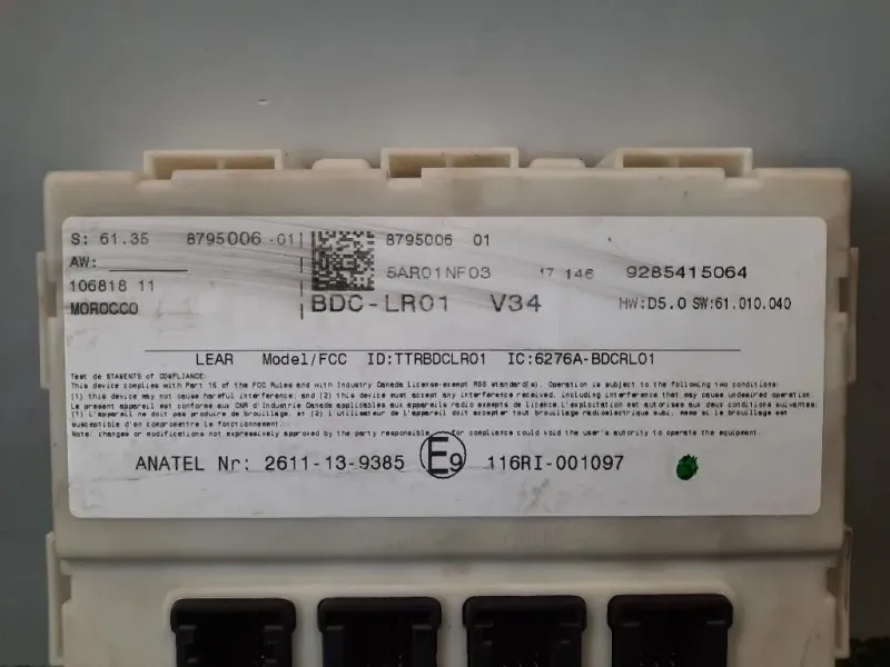 Centralina Scatola Fusibili 61358795006 Bmw X1 F48 2015