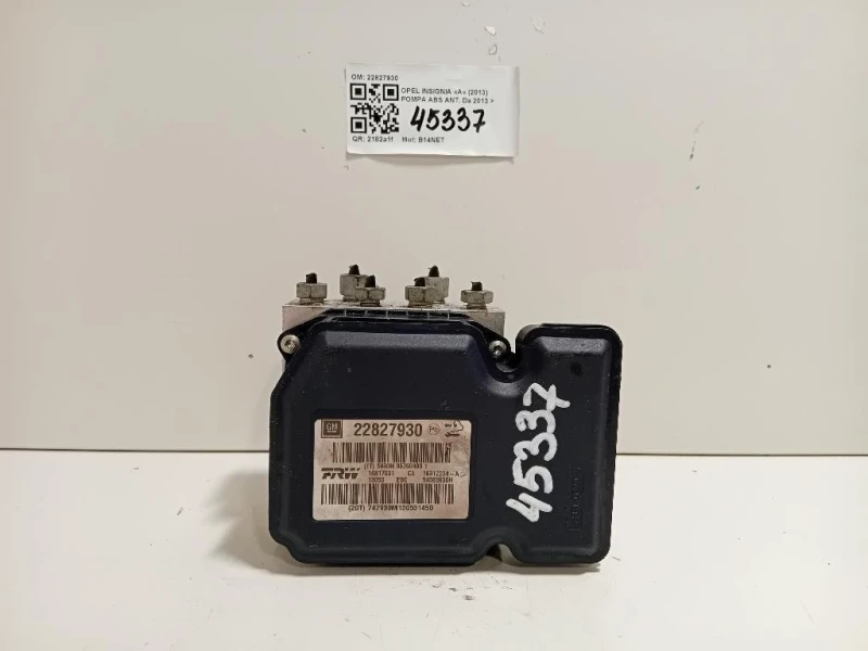 Pompa ABS ANT 22827930 Opel Insignia A 2013