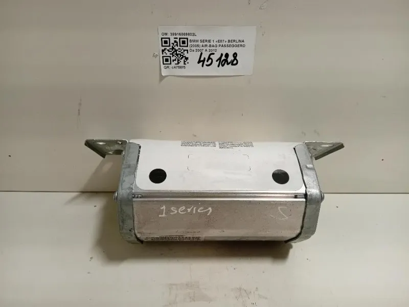 Air-bag Passeggero 39916869802L Bmw Serie 1 E87 Berlina 2005