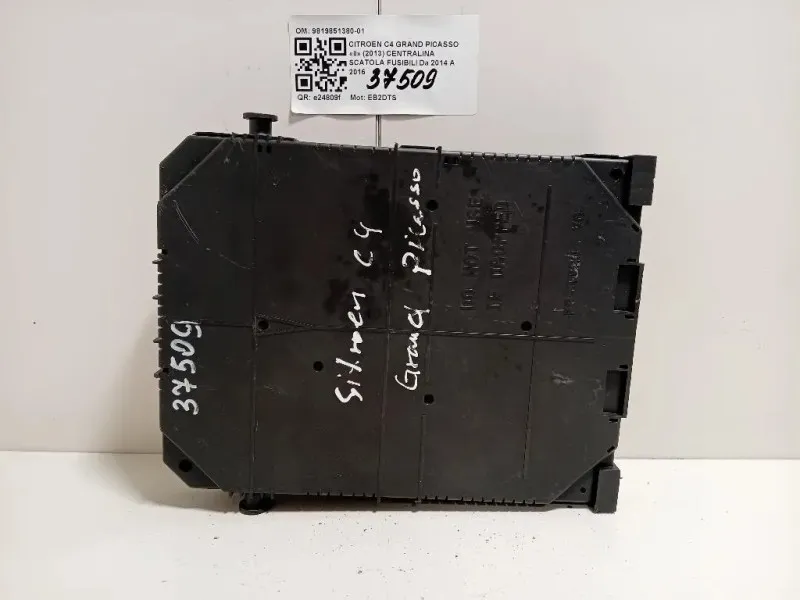 Centralina Scatola Fusibili 9819851380-01 Citroen C4 Grand Picasso II 2013