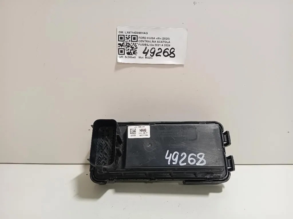 Centralina Scatola Fusibili LX6T14D068HAG Ford KUGA III 2020