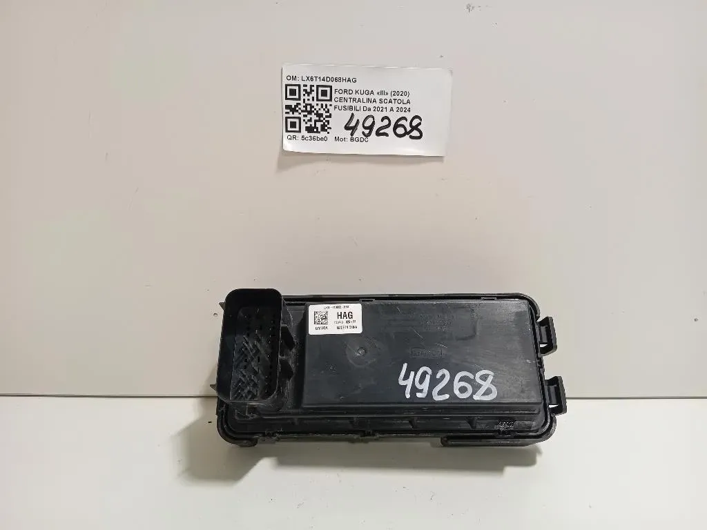 Centralina Scatola Fusibili LX6T14D068HAG Ford KUGA III 2020