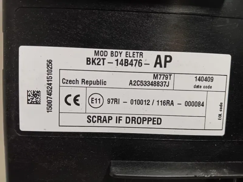 Centralina Scatola Fusibili BK2T14B476AP Ford Transit Custom I 2013