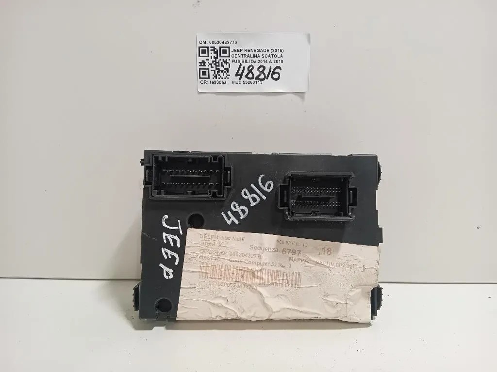 Centralina Scatola Fusibili 00520432770 Jeep Renegade 2015