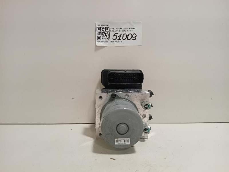 Pompa ABS ANT 42403007 Opel Mokka 2013