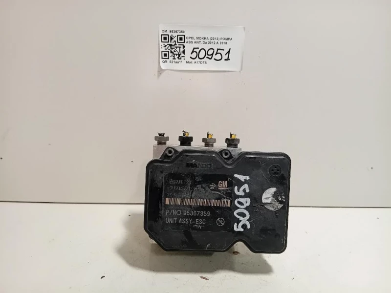 Pompa ABS ANT 95367359 Opel Mokka 2013
