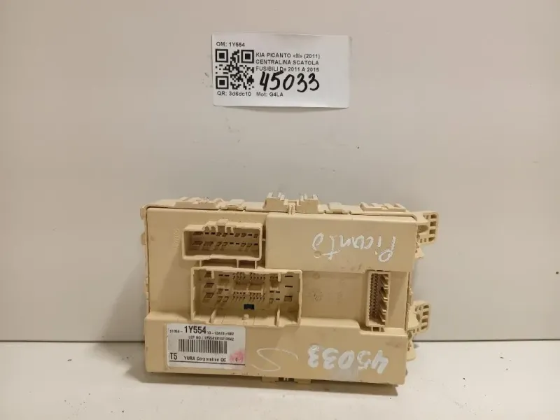 Centralina Scatola Fusibili 91950-1Y554 Kia Picanto III 2011