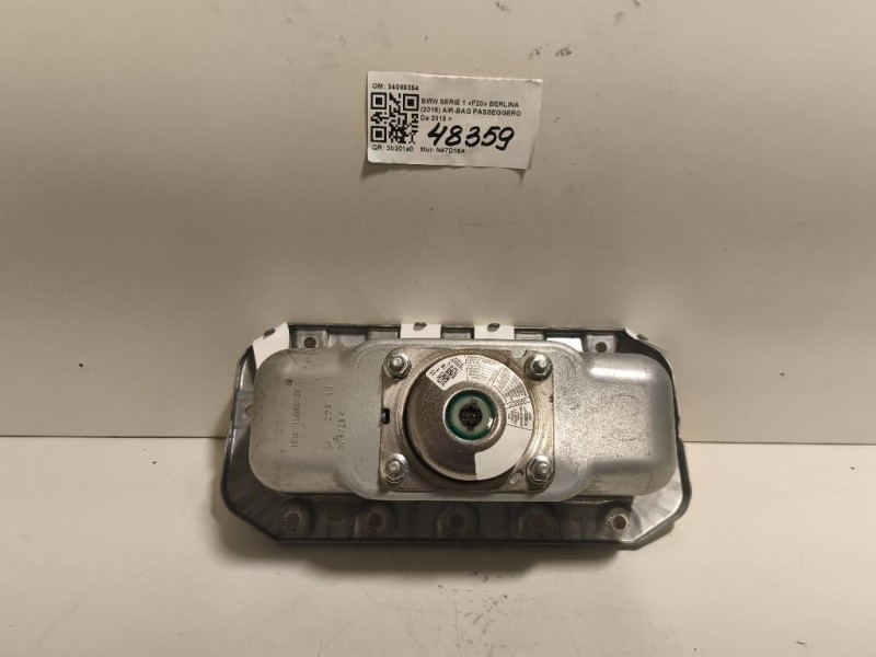 Air-bag Passeggero 34089354 G Bmw Serie 1 F20 Berlina 2012