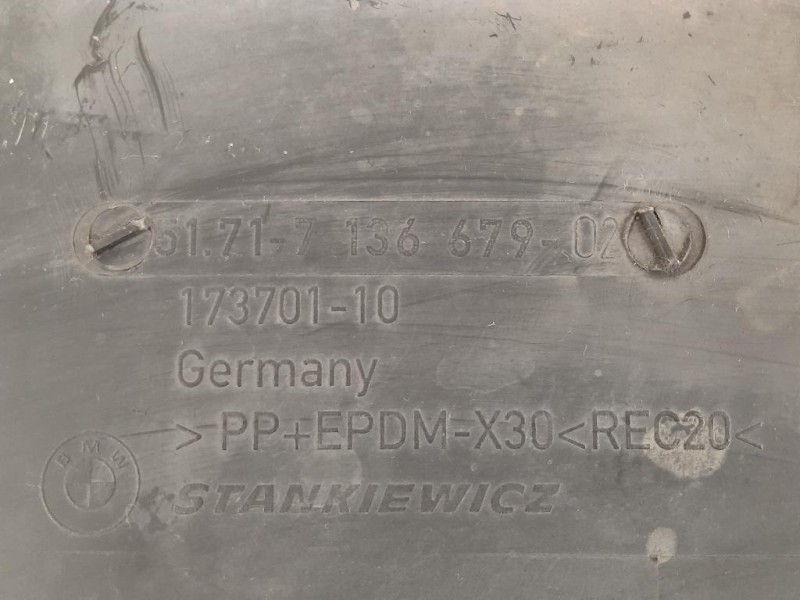 Modanatura Paracolpi Passaruota ANT SX 5171-7 136 679- Bmw Serie 7 E66 2003