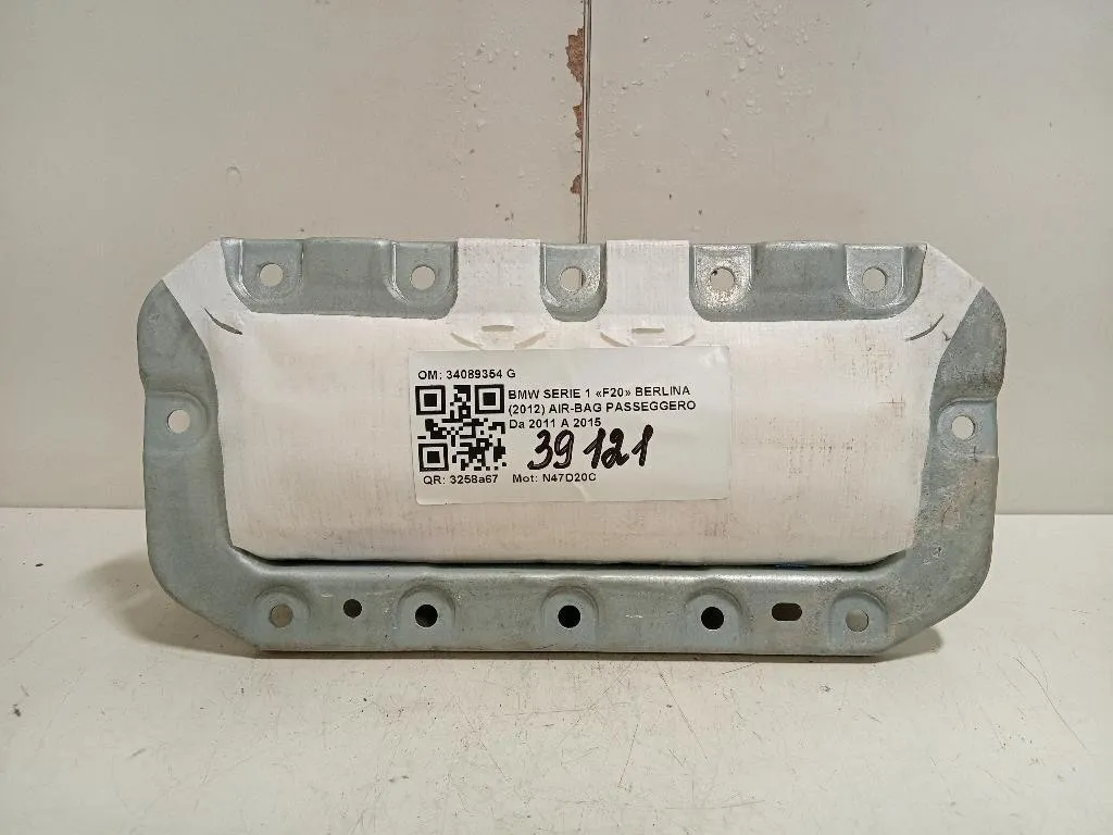 Air-bag Passeggero 34089354 G Bmw Serie 1 F20 Berlina 2012