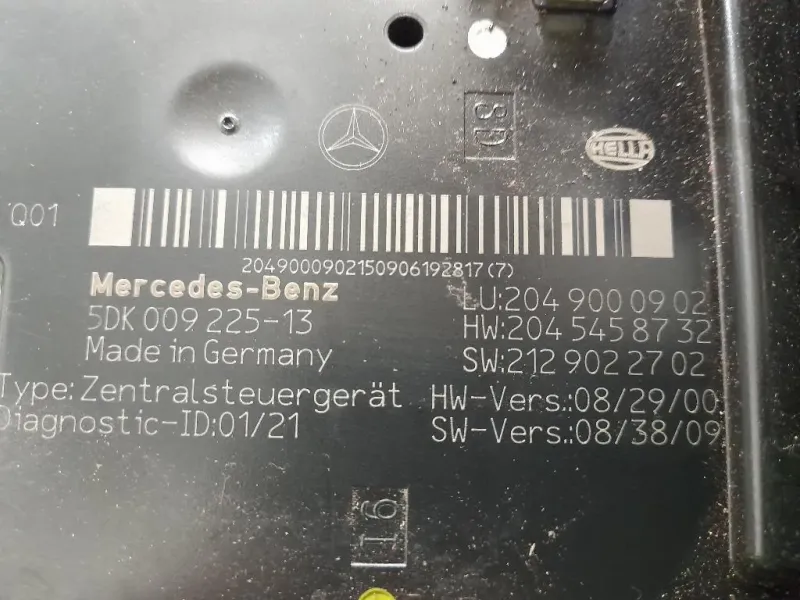 Centralina Scatola Fusibili 2049000902 Mercedes Classe C W204 2007