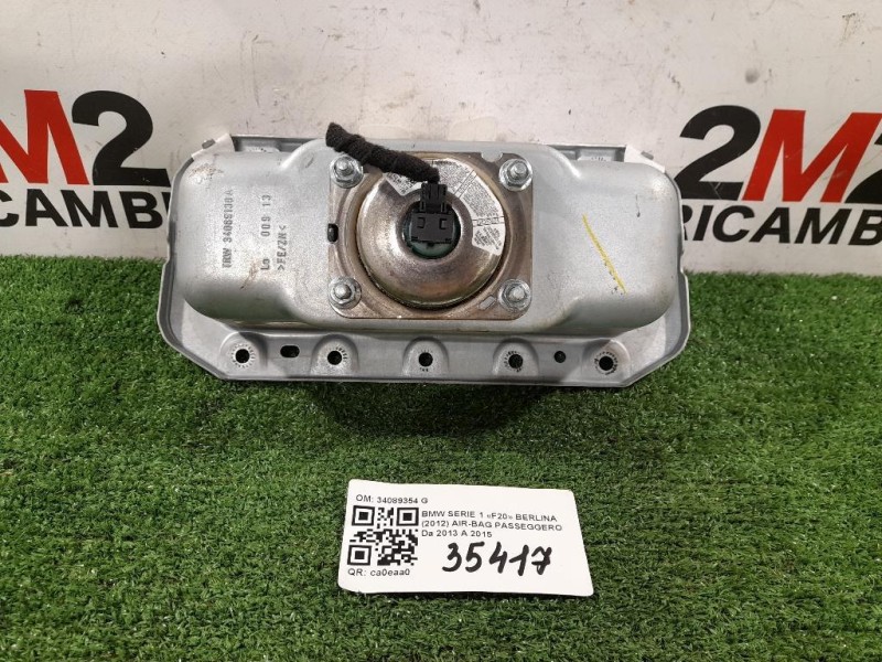 Air-bag Passeggero 34089354 G Bmw Serie 1 F20 Berlina 2012
