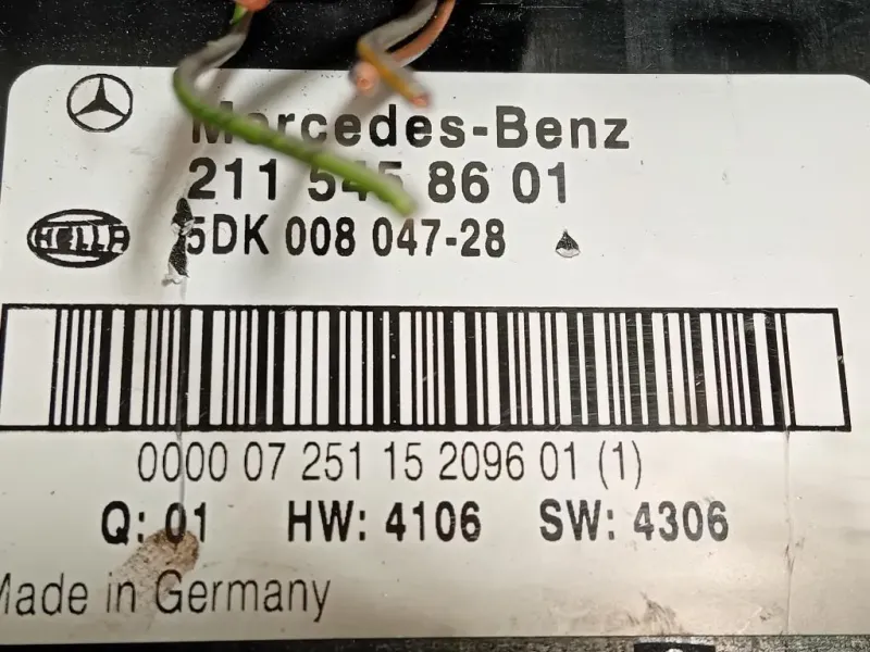 Centralina Scatola Fusibili 211 545 86 01 Mercedes Classe E W211 2002