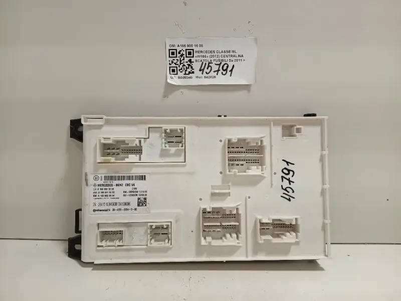 Centralina Scatola Fusibili A166 900 16 08 Mercedes Classe ML W166 2012