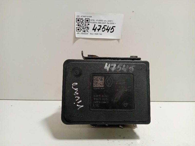 Pompa ABS ANT 476601418R Opel Vivaro A 2007