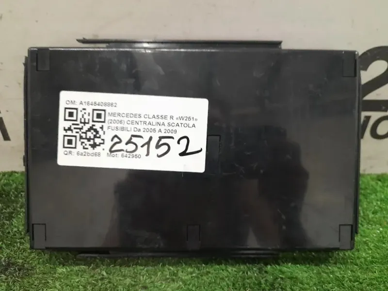 Centralina Scatola Fusibili A1645408862 Mercedes Classe R W251 2006