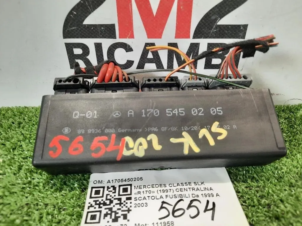 Centralina Scatola Fusibili A1705450205 Mercedes Classe SLK R170 1997