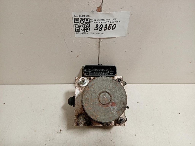 Pompa ABS ANT 265800839 Opel Vivaro A 2007