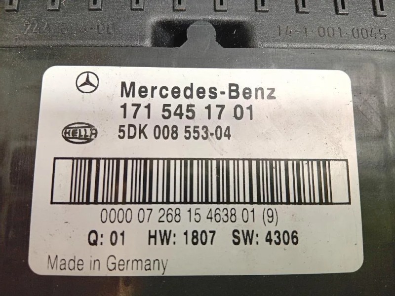 Centralina Scatola Fusibili 1715451701 Mercedes Classe SLK R171 2004