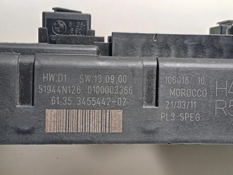 Centralina Scatola Fusibili 61353455442 Mini MINI Cooper R57 Cabrio 2007