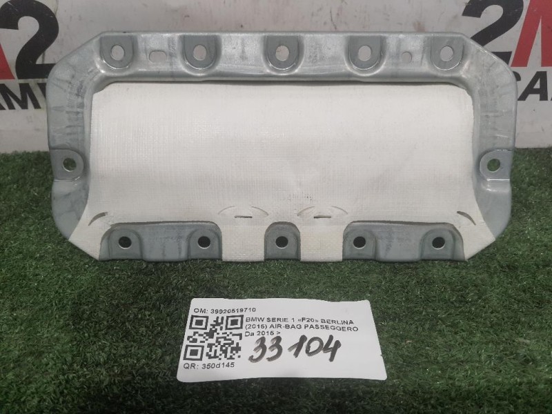 Air-bag Passeggero 39920519710 Bmw Serie 1 F20 Berlina 2015