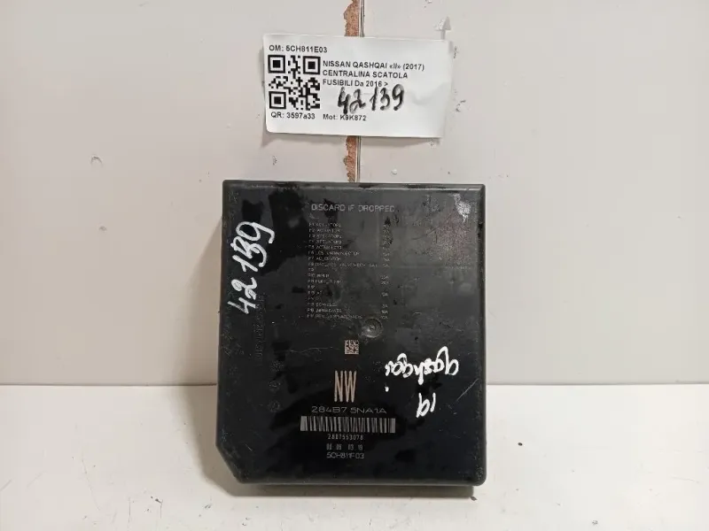 Centralina Scatola Fusibili 5CH811E03 Nissan Qashqai II 2017