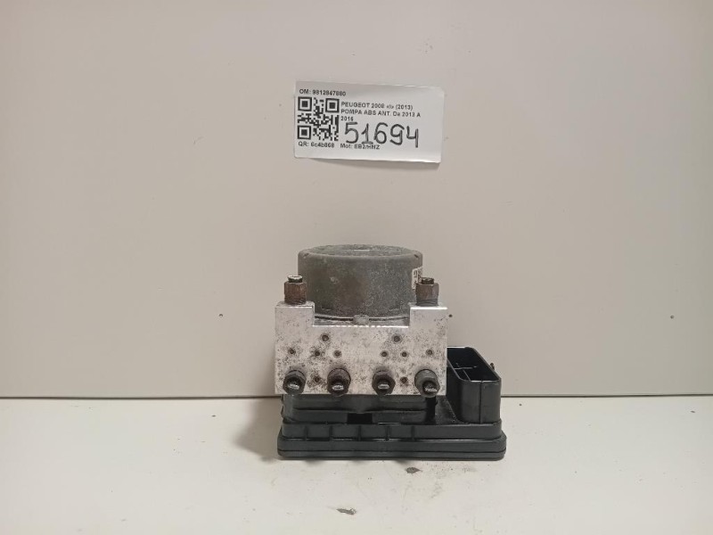 Pompa ABS ANT 9812847880 Peugeot 2008 I 2013