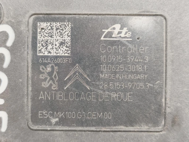 Pompa ABS ANT 9813805280 Peugeot 2008 I 2013