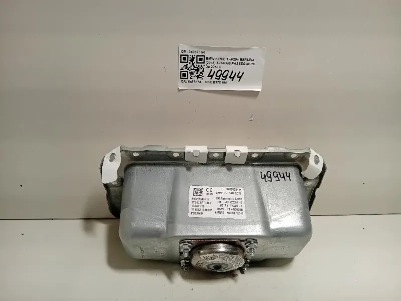 Air-bag Passeggero 34089354 Bmw Serie 1 F20 Berlina 2015