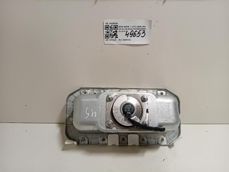 Air-bag Passeggero 34089354 Bmw Serie 1 F20 Berlina 2015