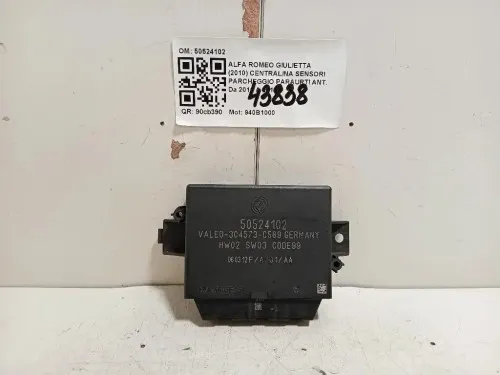 Centralina Sensori Parcheggio Paraurti ANT 50524102 Alfa Romeo Giulietta 2010