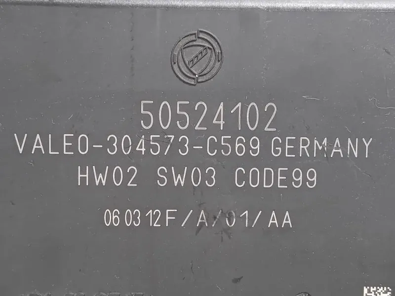 Centralina Sensori Parcheggio Paraurti ANT 50524102 Alfa Romeo Giulietta 2010