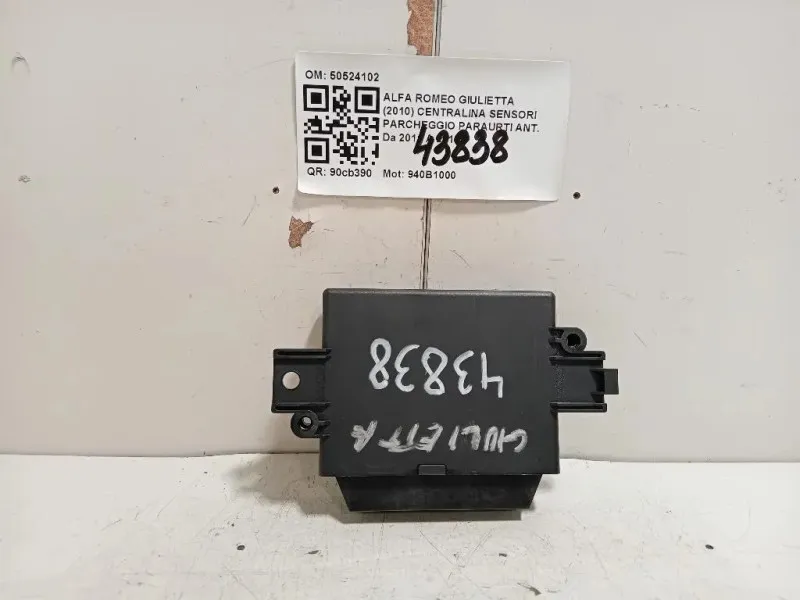 Centralina Sensori Parcheggio Paraurti ANT 50524102 Alfa Romeo Giulietta 2010