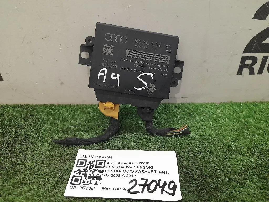 Centralina Sensori Parcheggio Paraurti ANT 8K0919475Q Audi A4 8K2 2008