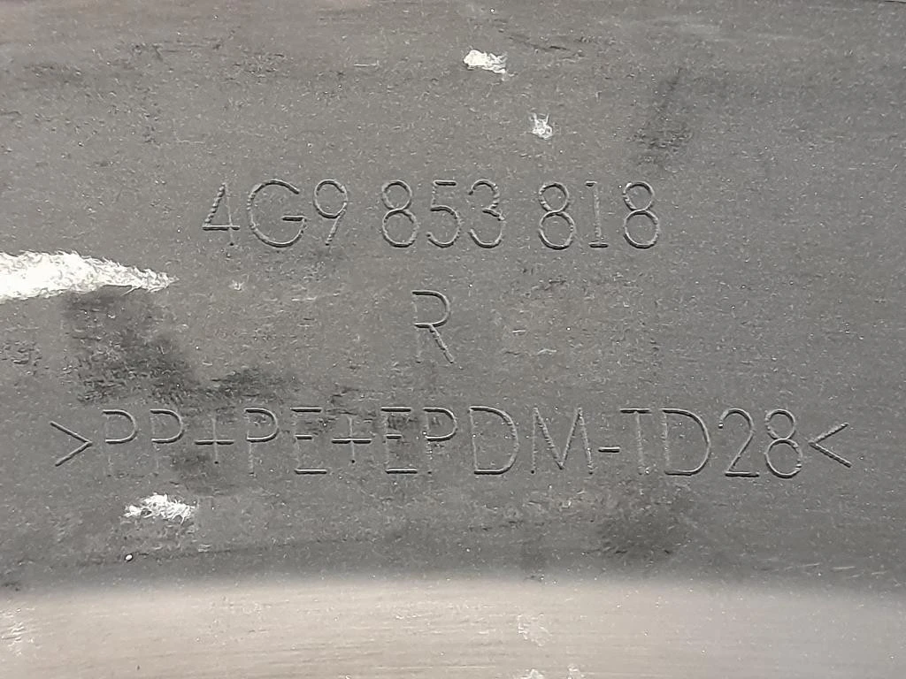 Modanatura Paracolpi Passaruota POST DX 4G9853818 Audi A6 4GC 2014