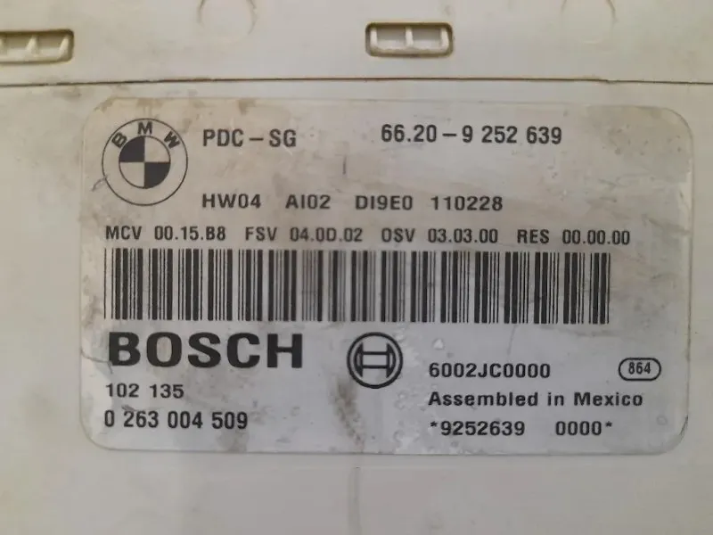 Centralina Sensori Parcheggio Paraurti ANT 66209252639 Bmw Serie 1 E87 Berlina 2005