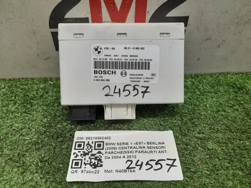 Centralina Sensori Parcheggio Paraurti ANT 66216982402 Bmw Serie 1 E87 Berlina 2005
