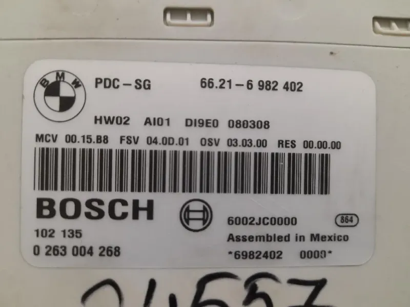 Centralina Sensori Parcheggio Paraurti ANT 66216982402 Bmw Serie 1 E87 Berlina 2005