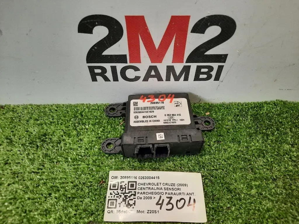 Centralina Sensori Parcheggio Paraurti ANT 20895116 0263004415 Chevrolet Cruze 2009