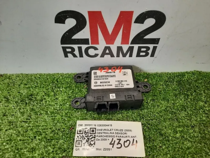 Centralina Sensori Parcheggio Paraurti ANT 20895116 0263004415 Chevrolet Cruze 2009