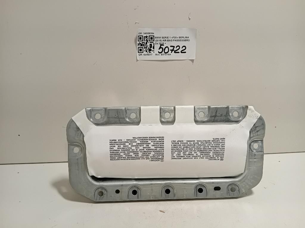 Air-bag Passeggero 34089354 Bmw Serie 1 F20 Berlina 2015