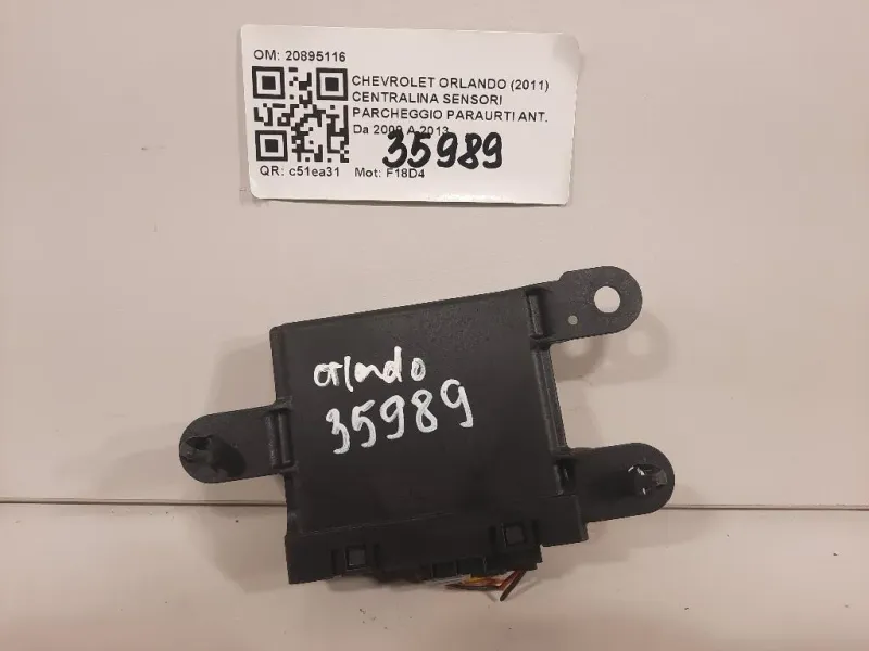 Centralina Sensori Parcheggio Paraurti ANT 20895116 Chevrolet Orlando 2011