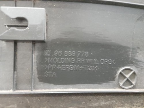 Modanatura Paracolpi Passaruota POST DX