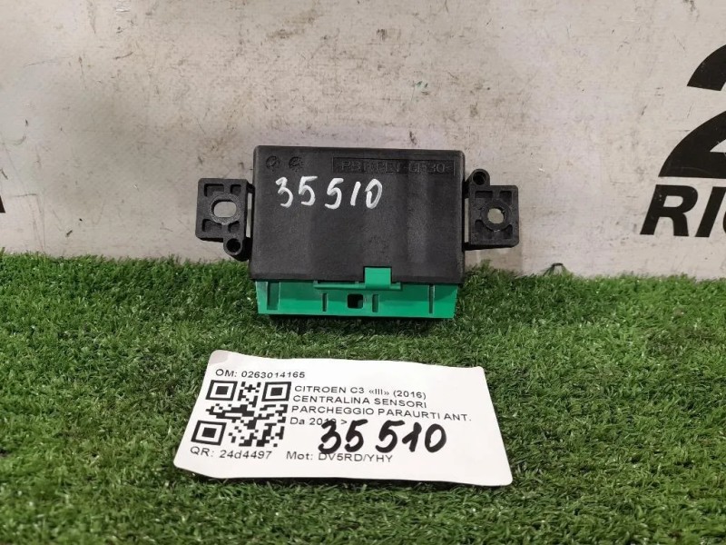 Centralina Sensori Parcheggio Paraurti ANT 0263014165 Citroen C3 III 2016