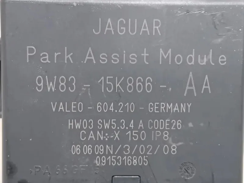 Centralina Sensori Parcheggio Paraurti ANT 9W83-15K866-AA Jaguar XF I 2008