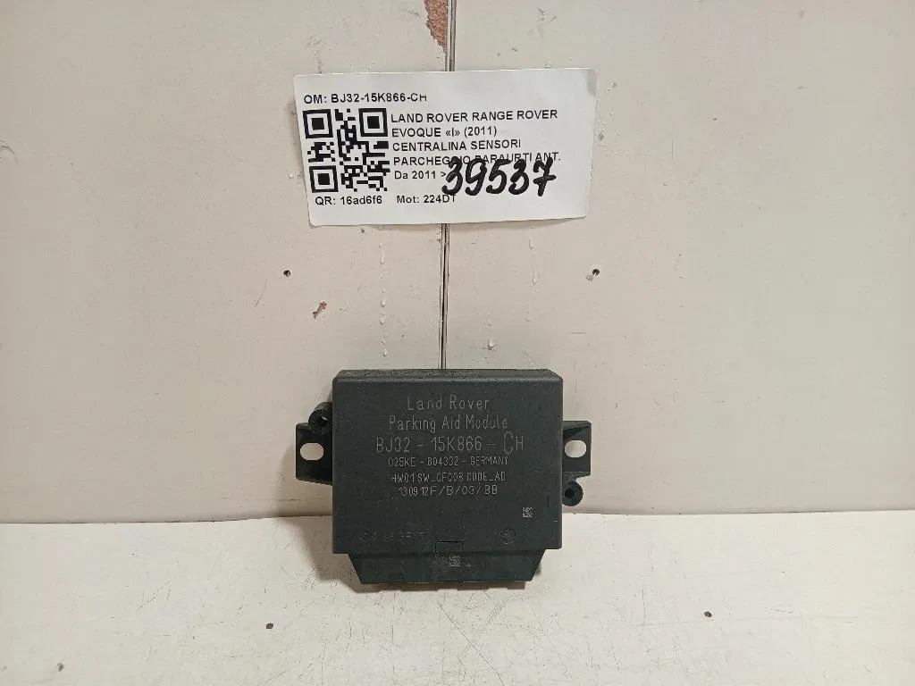 Centralina Sensori Parcheggio Paraurti ANT BJ32-15K866-CH Land Rover Range Rover Evoque I 2011