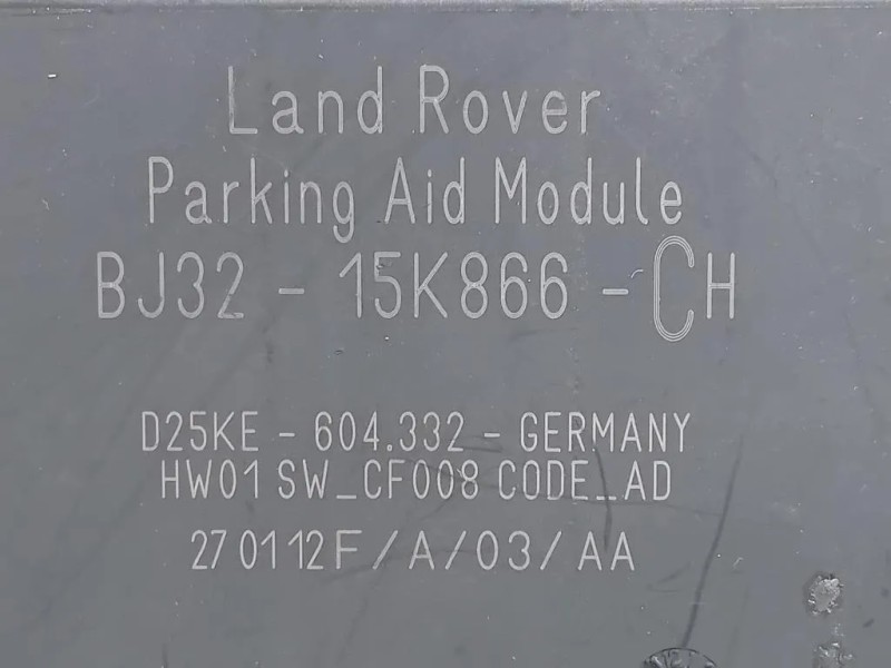 Centralina Sensori Parcheggio Paraurti ANT BJ32-15K866-CH Land Rover Range Rover Evoque I 2011