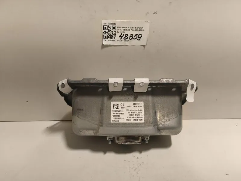 Air-bag Passeggero 34089354 Bmw Serie 1 F20 Berlina 2015