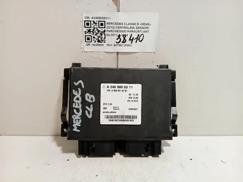 Centralina Sensori Parcheggio Paraurti ANT A2469008311 Mercedes Classe B W246 2012