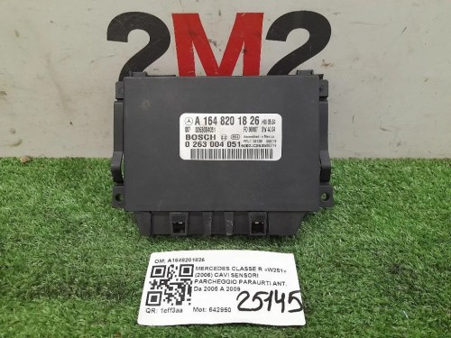 Centralina Sensori Parcheggio Paraurti ANT A1648201826 Mercedes Classe R W251 2006